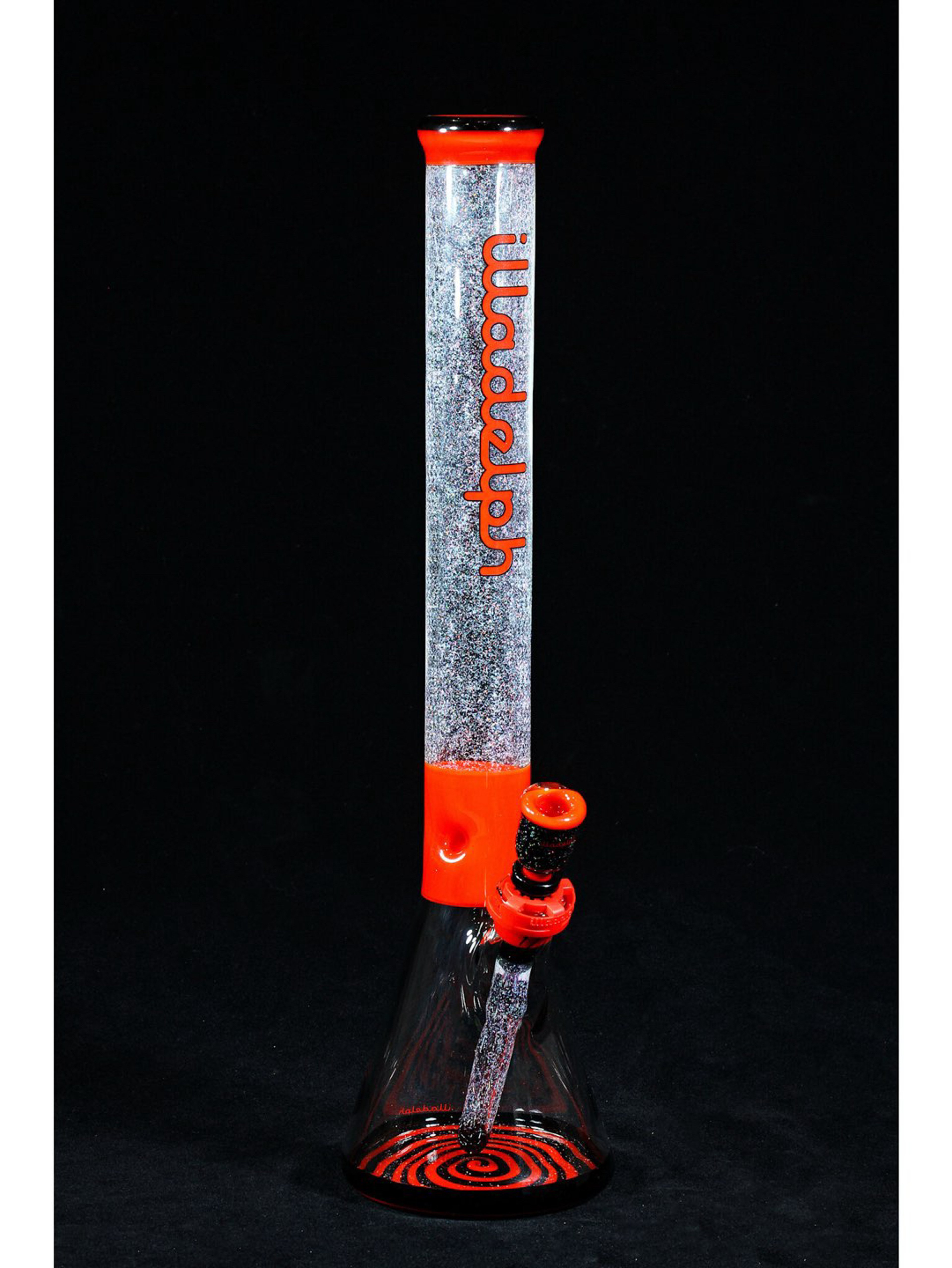 Preview pic of Brand New Crushed Opal Medium Beaker Red And Black Illadelph