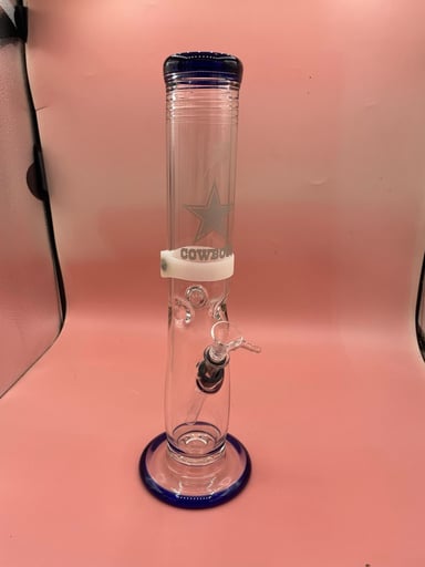 Preview pic of 13” Bong Tube Dallas Cowboys 2” dia.