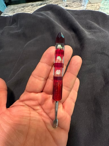 Preview pic of BALLERS Dabbling tool with  custom opals made!