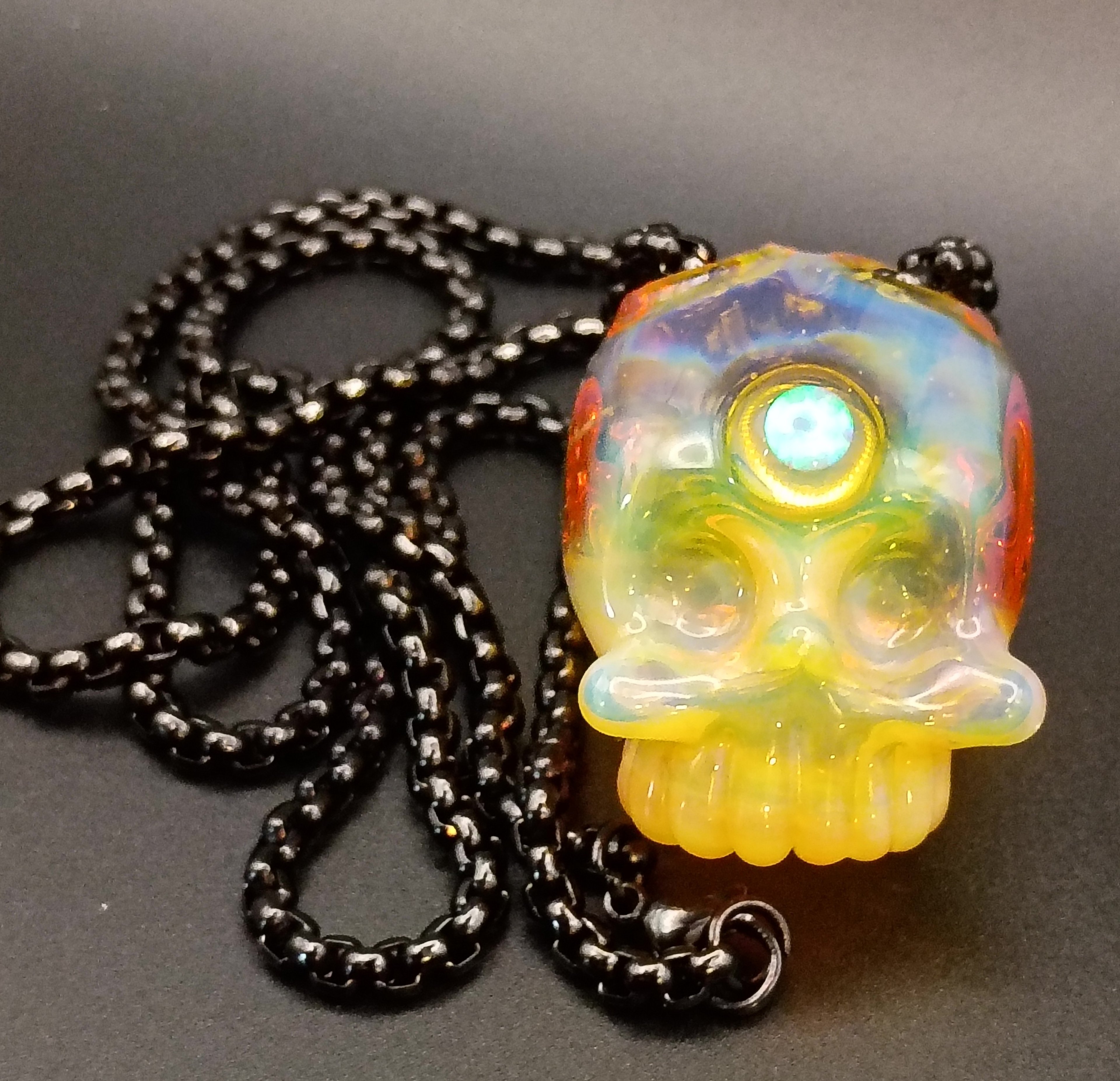 Preview pic of Skull Pendant by CooperGlass710