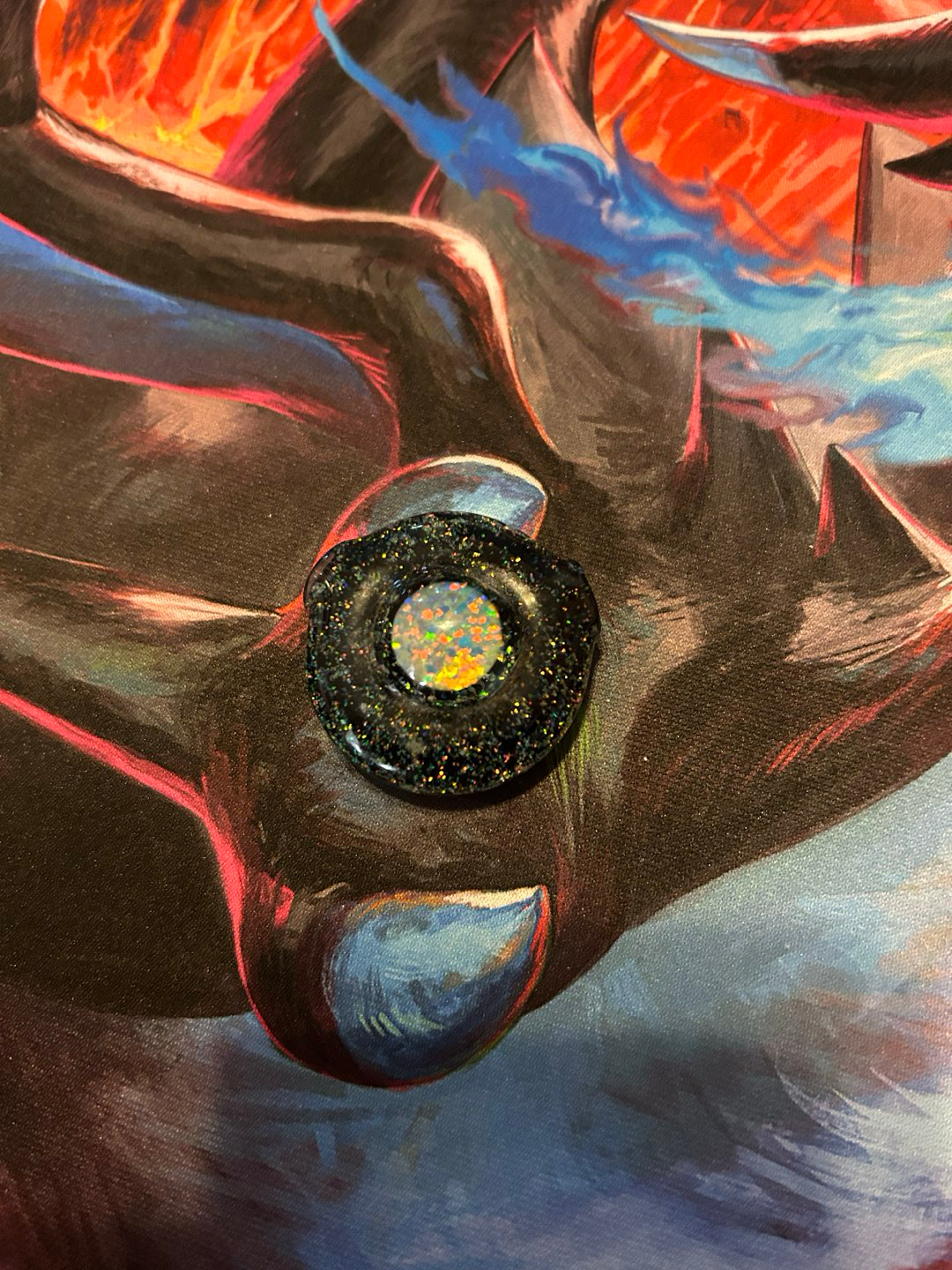 Preview pic of Crushed opal pendant