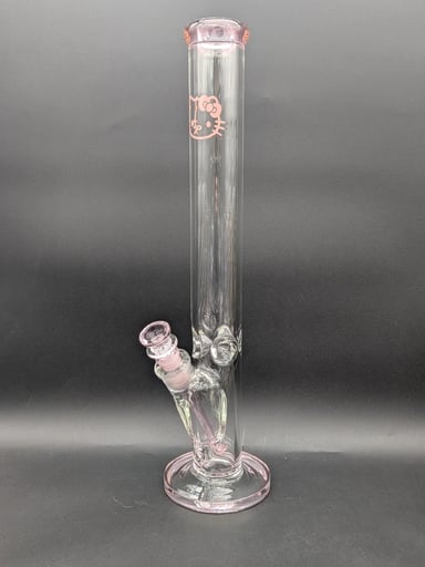 Preview pic of 18" PINK KITTY STRAIGHT TUBE 7MM THICK