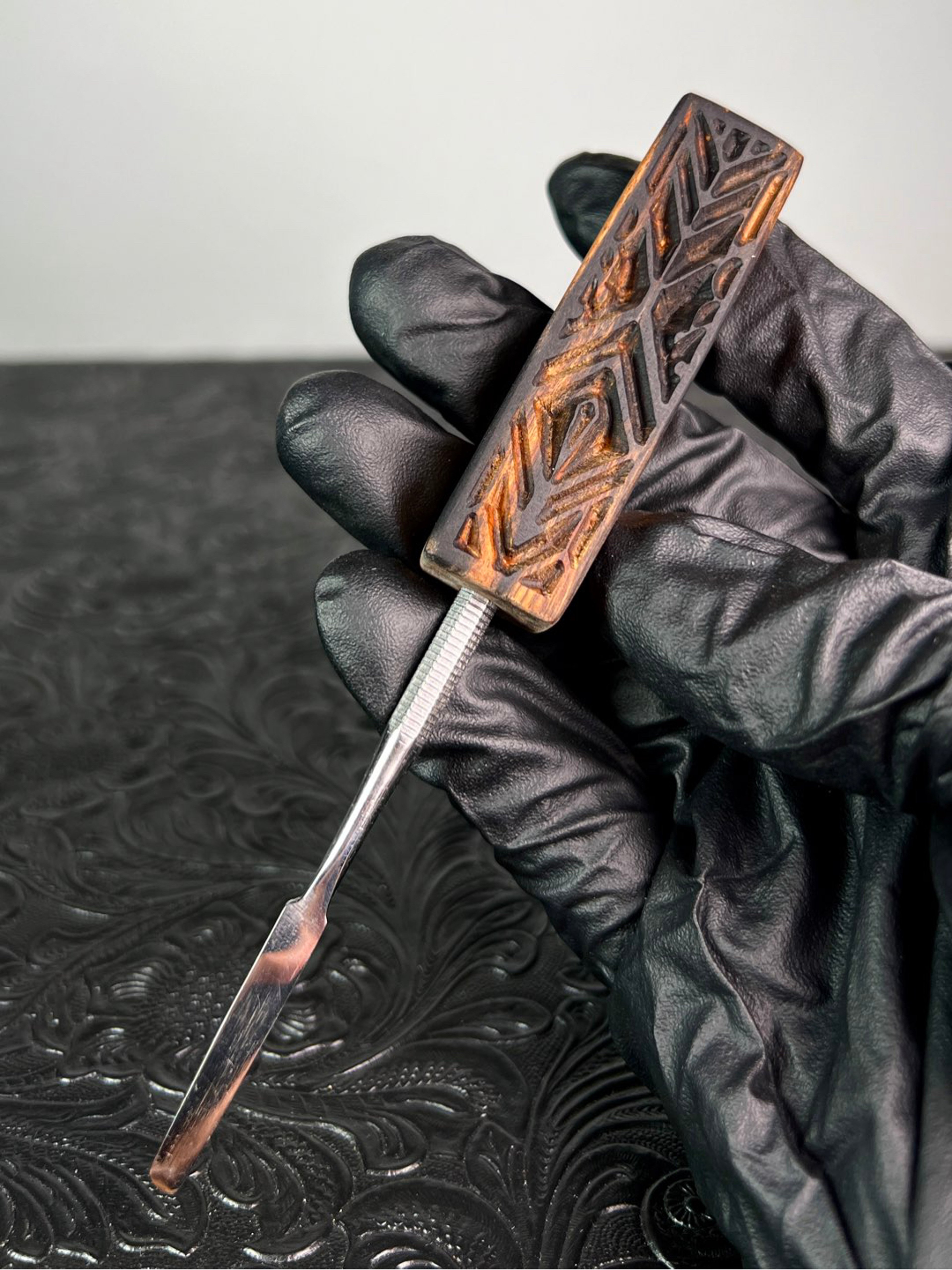 Preview pic of Exotic Madagascar Ebony ‘Polarity’ Dab Tool