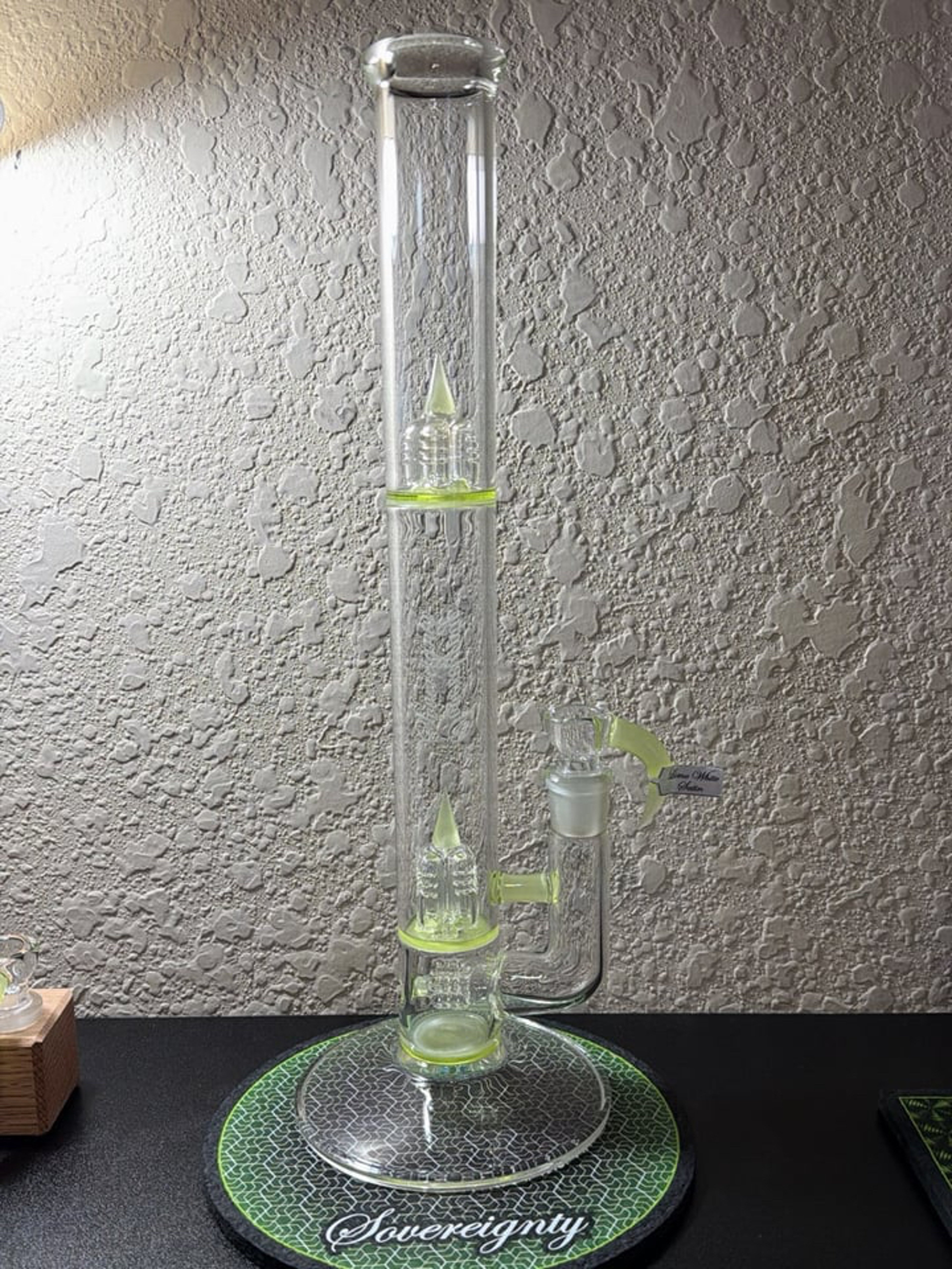 Preview pic of 44mm Lime White Satin Dual Perc