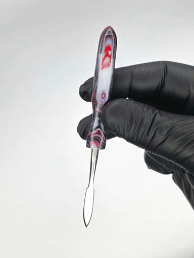 Preview pic of Phantom Spear Dab Tool | Recycled HDPE #2 Handle | Stainless Steel Spear Tip | By The Mellow Box