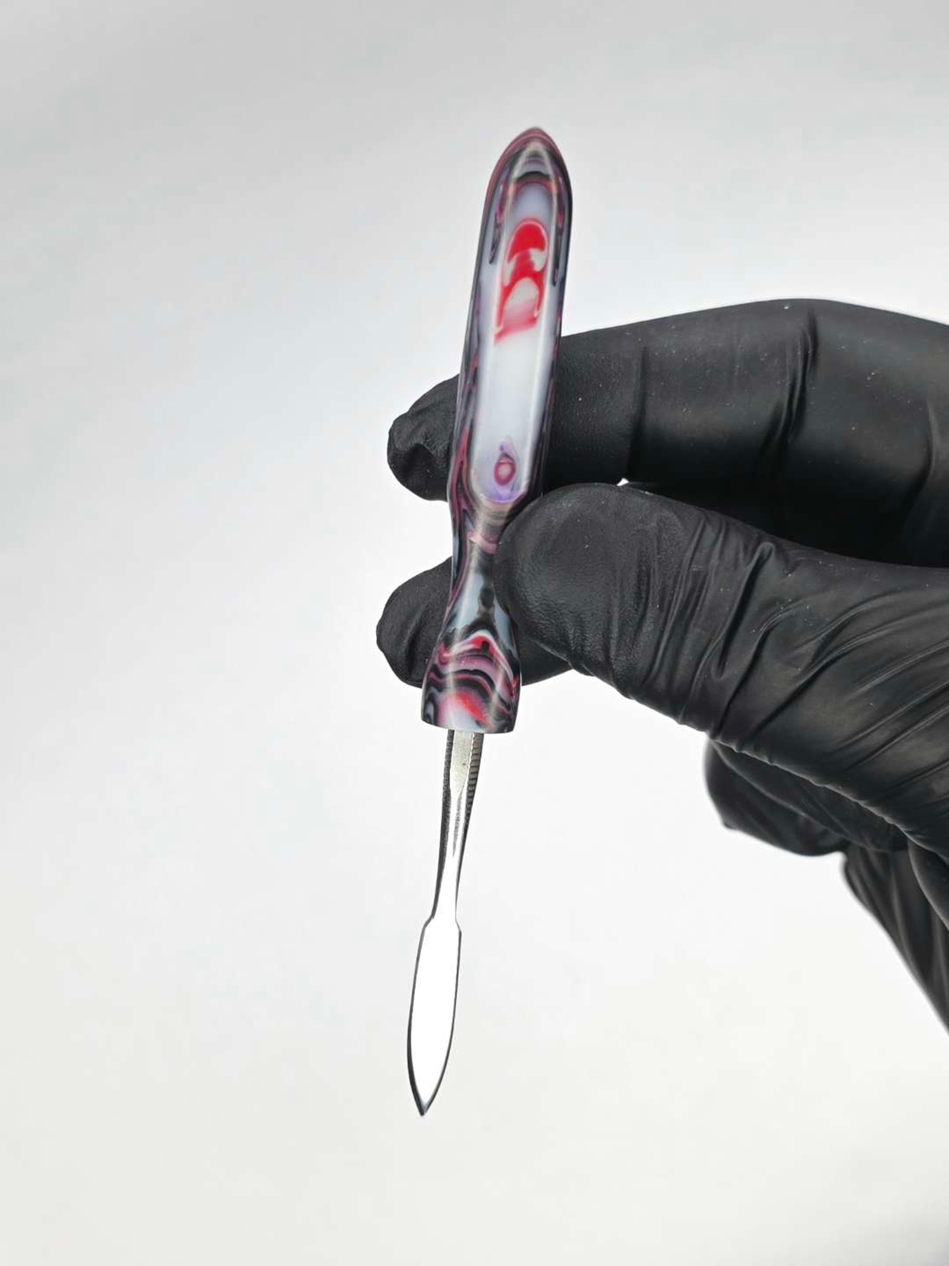 Preview pic of Phantom Spear Dab Tool | Recycled HDPE #2 Handle | Stainless Steel Spear Tip | By The Mellow Box