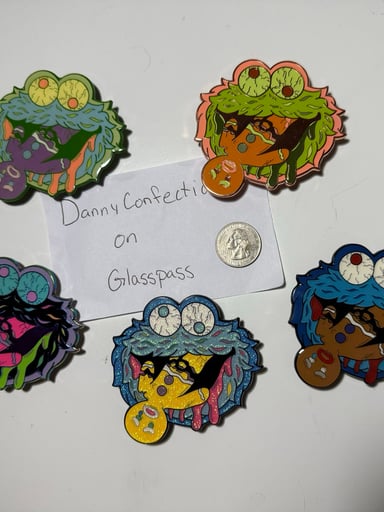 Preview pic of Cookie Monster pin bundle