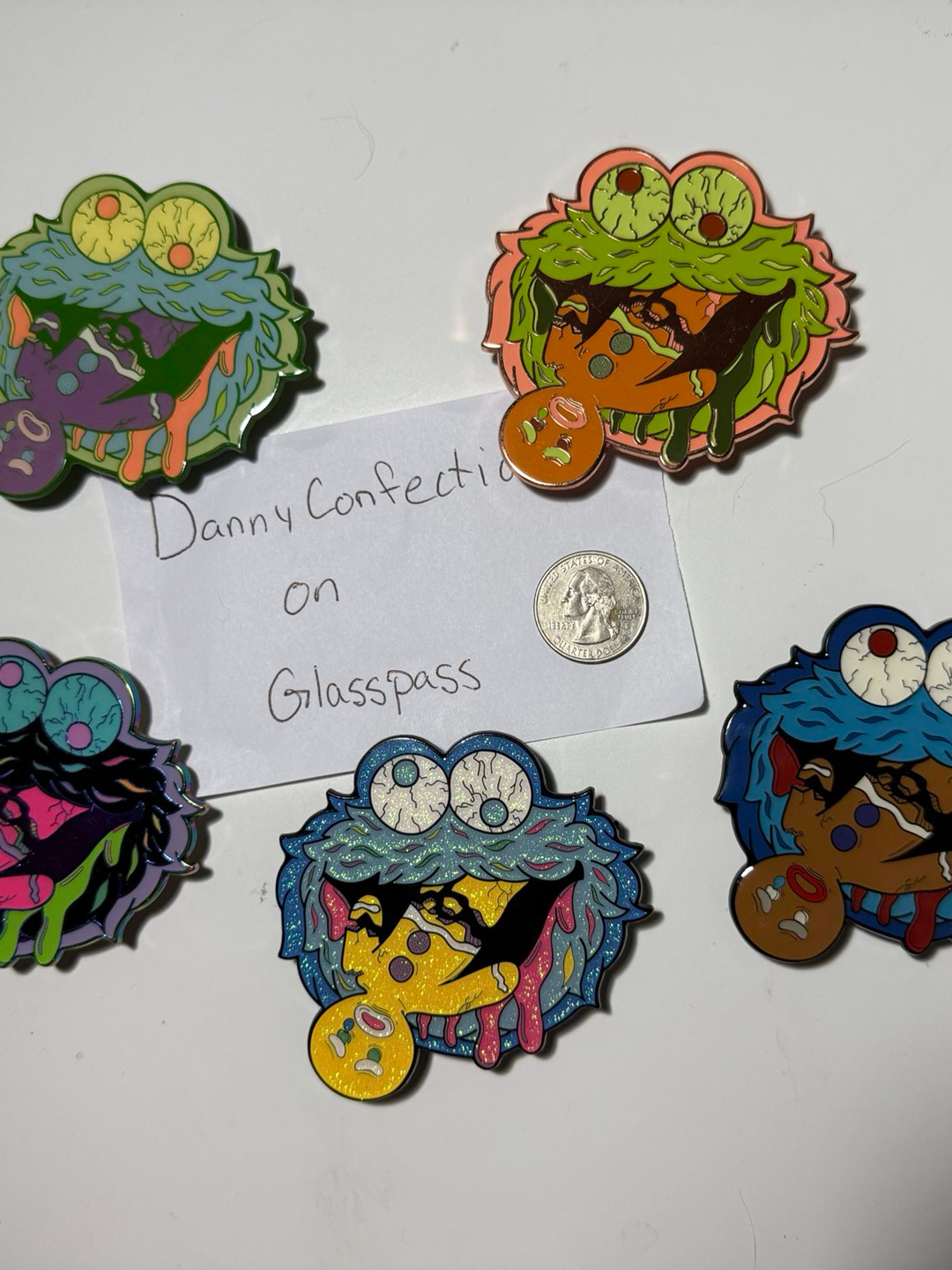 Preview pic of Cookie Monster pin bundle