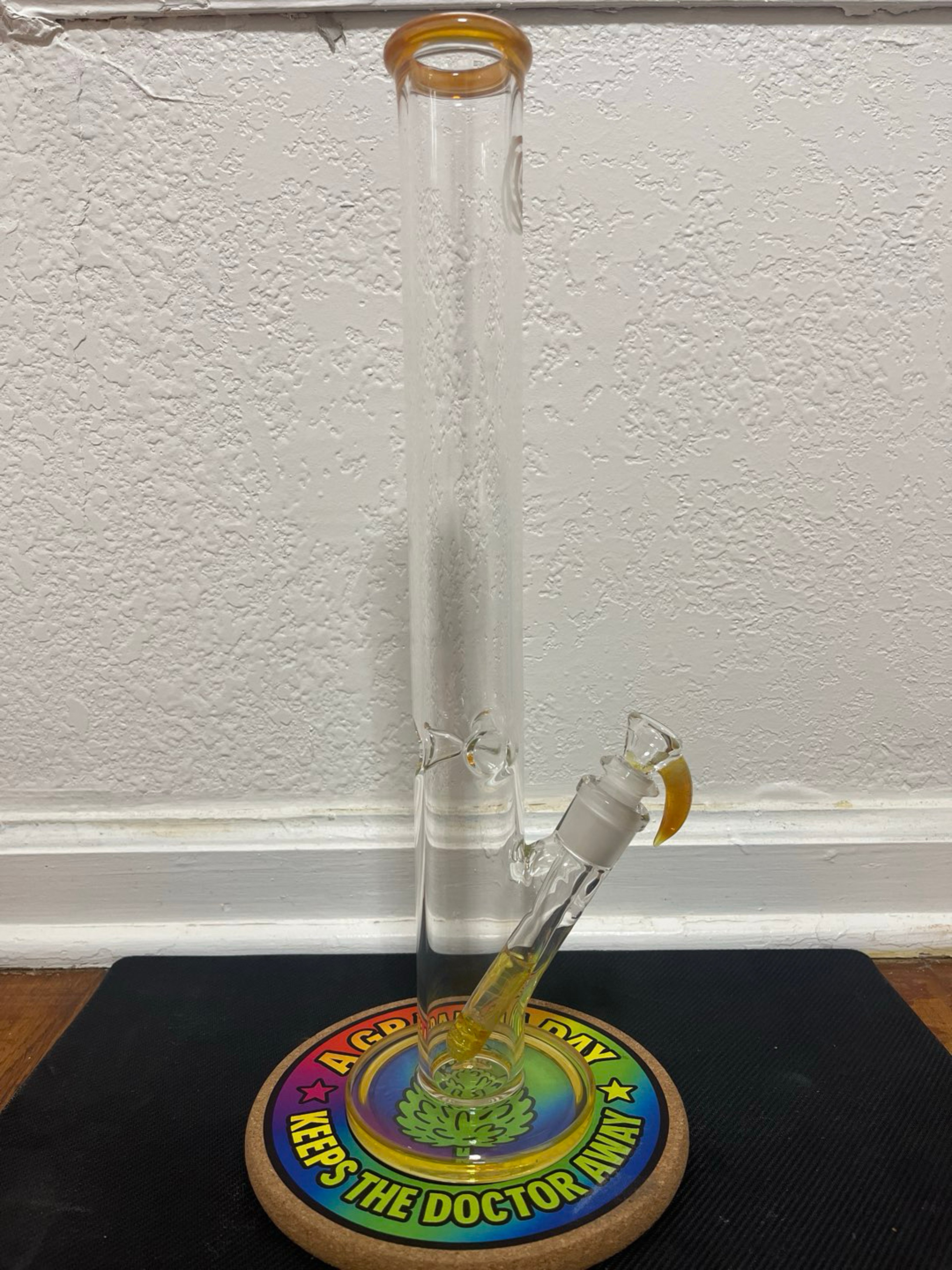Preview pic of Oj flame partial accent straight tube NS yellow