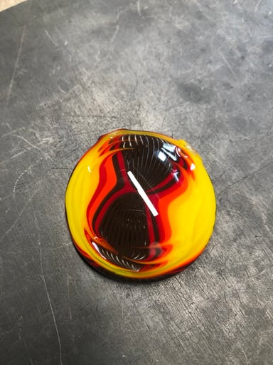 Preview pic of Raked curve ball pendent