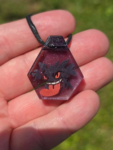 Preview pic of Shiny Gengar Layered Glow Pendant