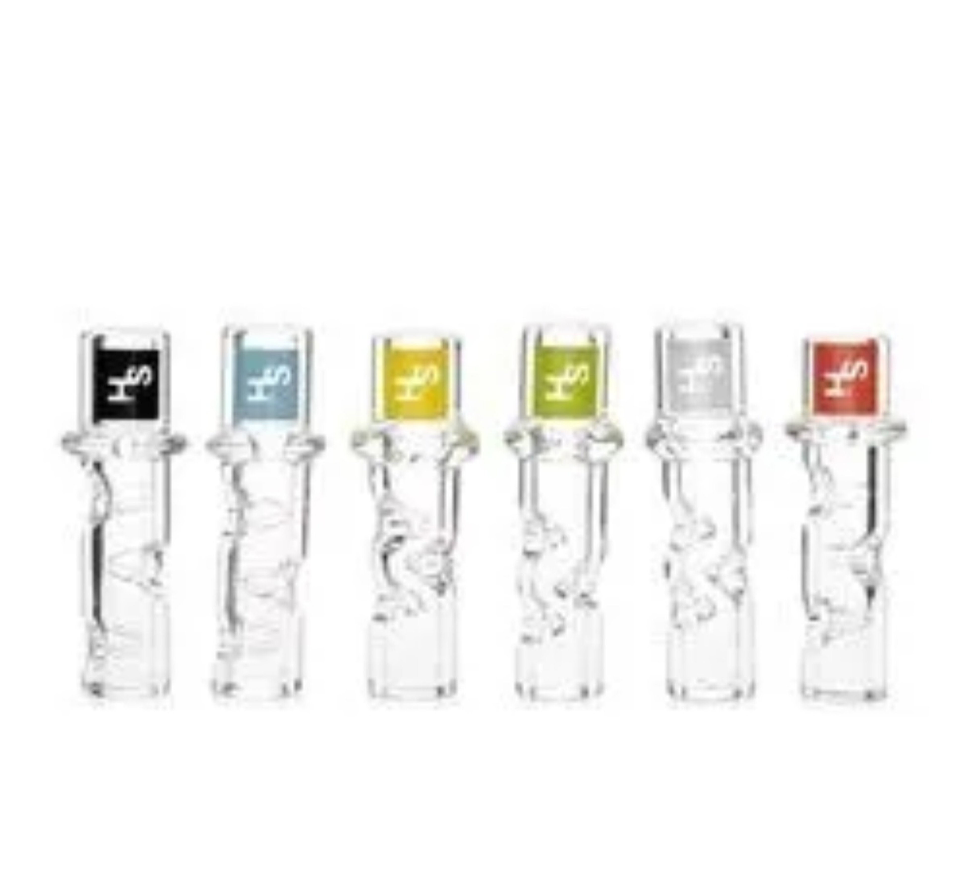 Higher Standards Set of 6 Premium Assorted Glass Filter Tips, Reusable image 0