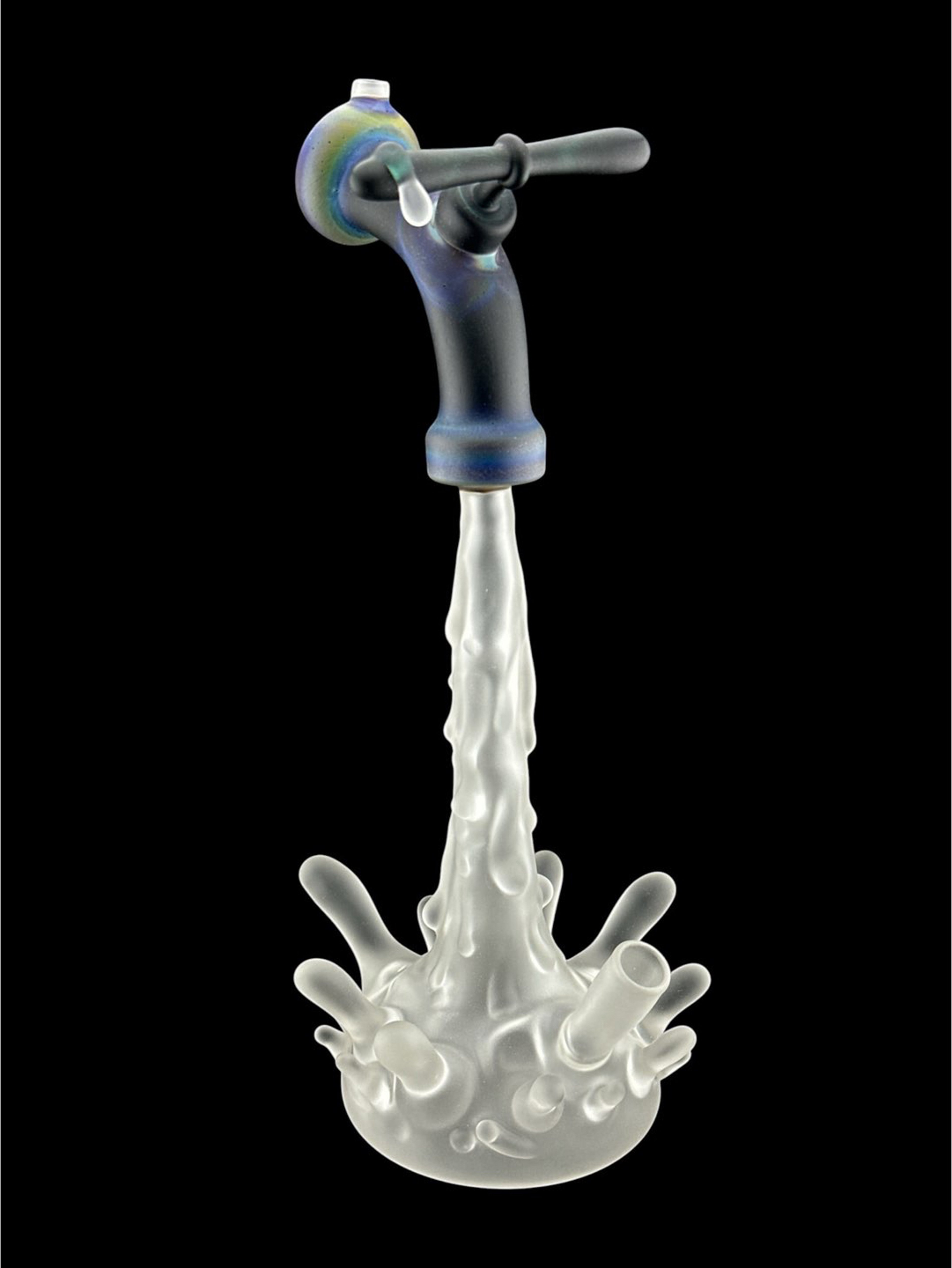 Preview pic of Brand New Goose Glass Splash Rig With Matching Carb Cap