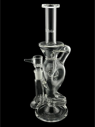 Preview pic of Brand New Ben Wilson Triple Donut Inline Recycler Clear