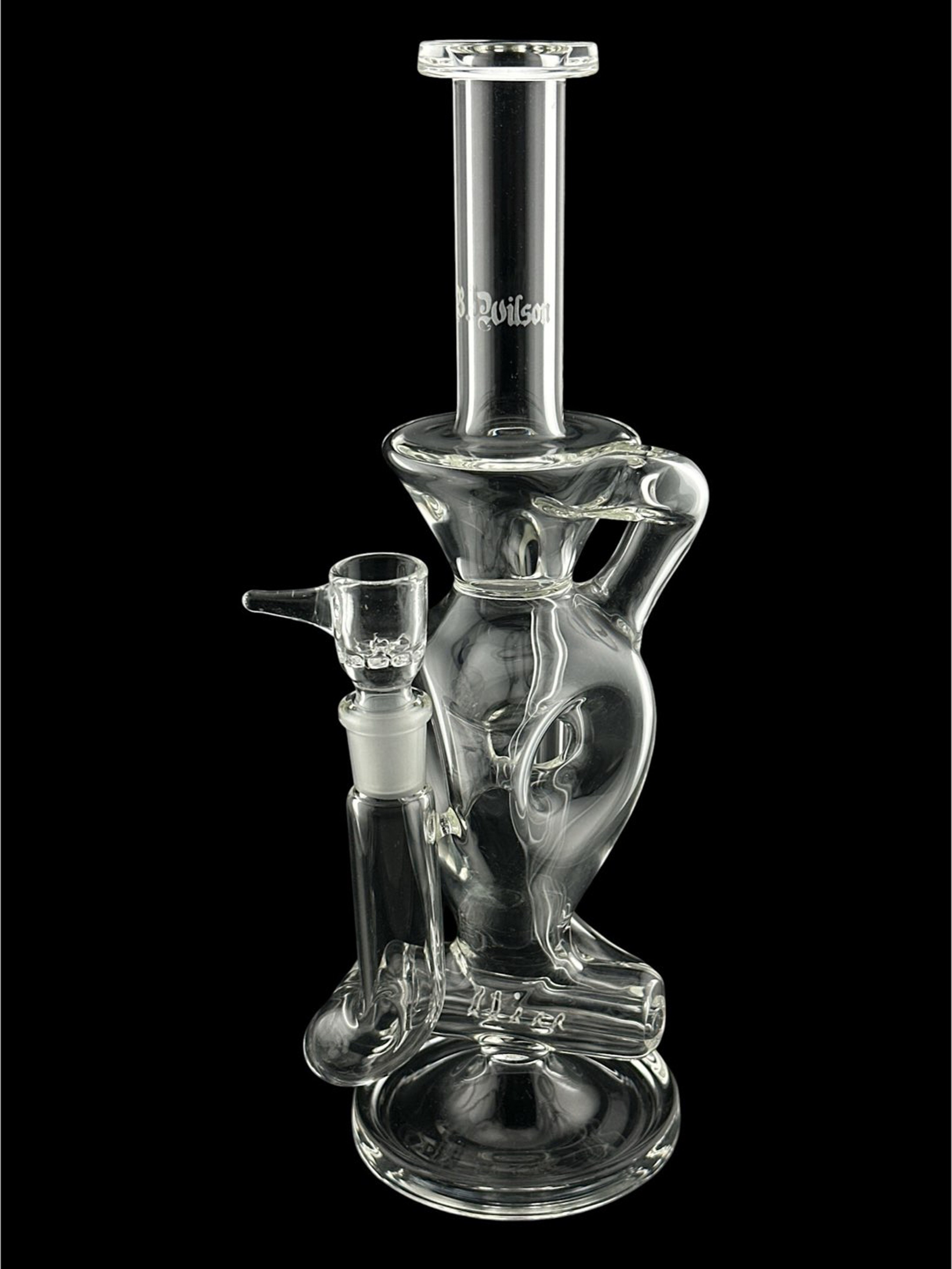 Preview pic of Brand New Ben Wilson Triple Donut Inline Recycler Clear