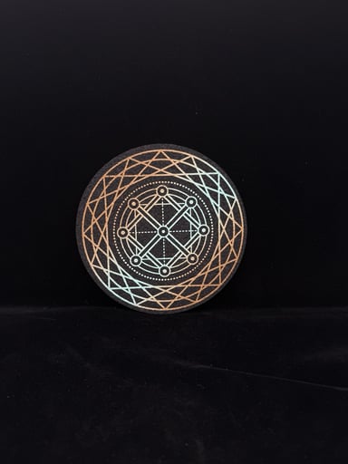 Preview pic of Sunset Wheel Moodmat Round
