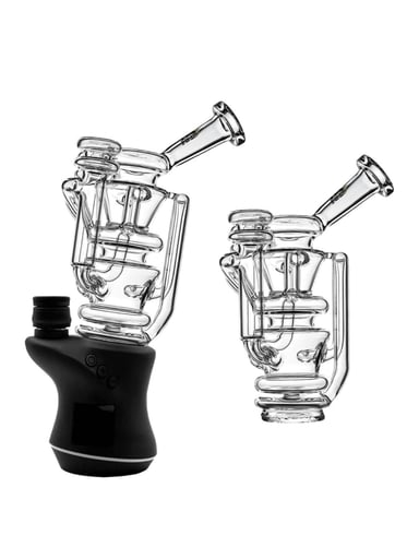 Preview pic of Triple Vortex Recycler Glass Attachment for Focus V Carta