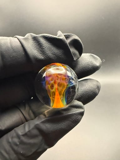 Preview pic of Chubbs glass fumed asteroid marble