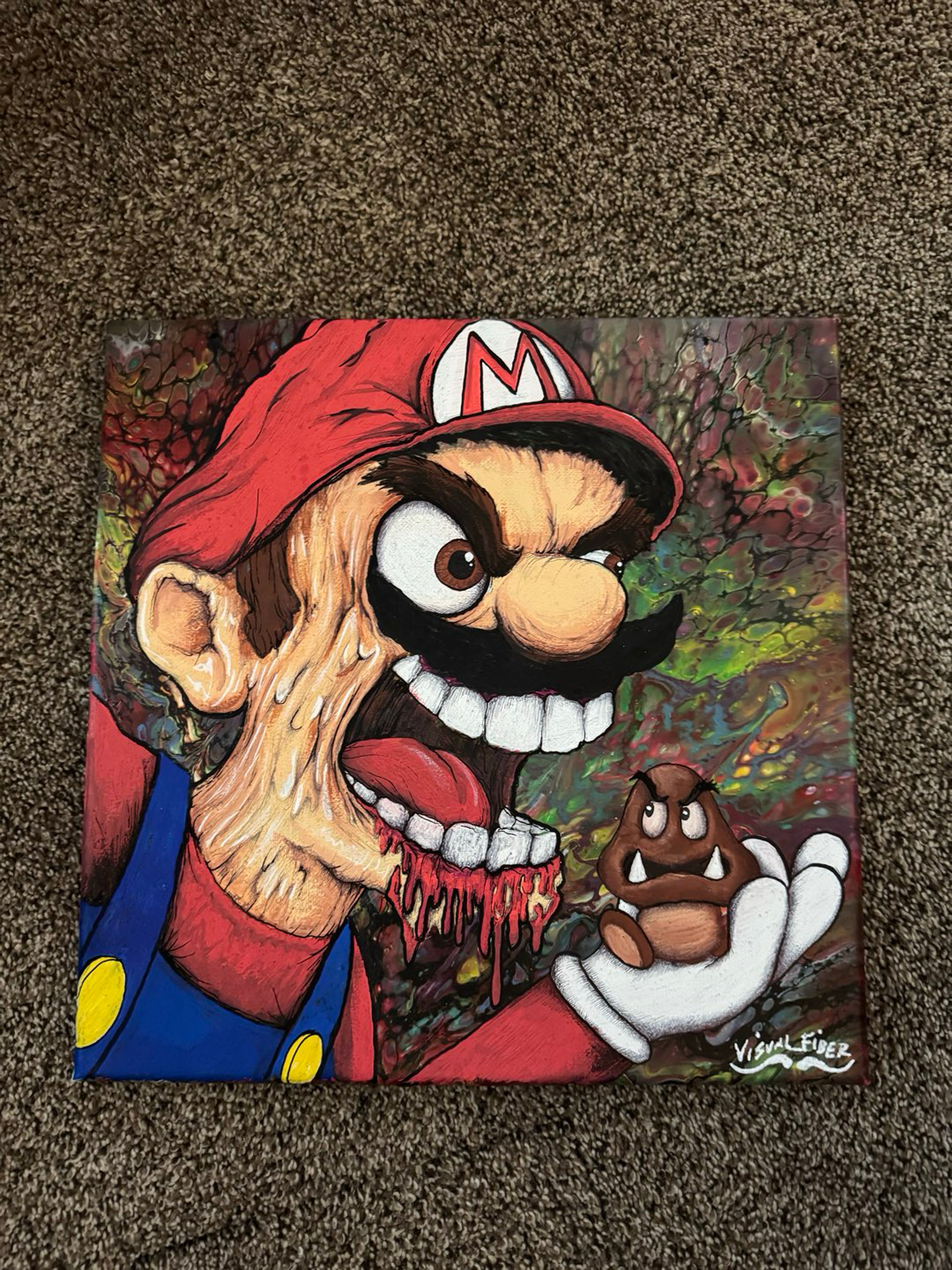 Preview pic of 10x10” original canvas