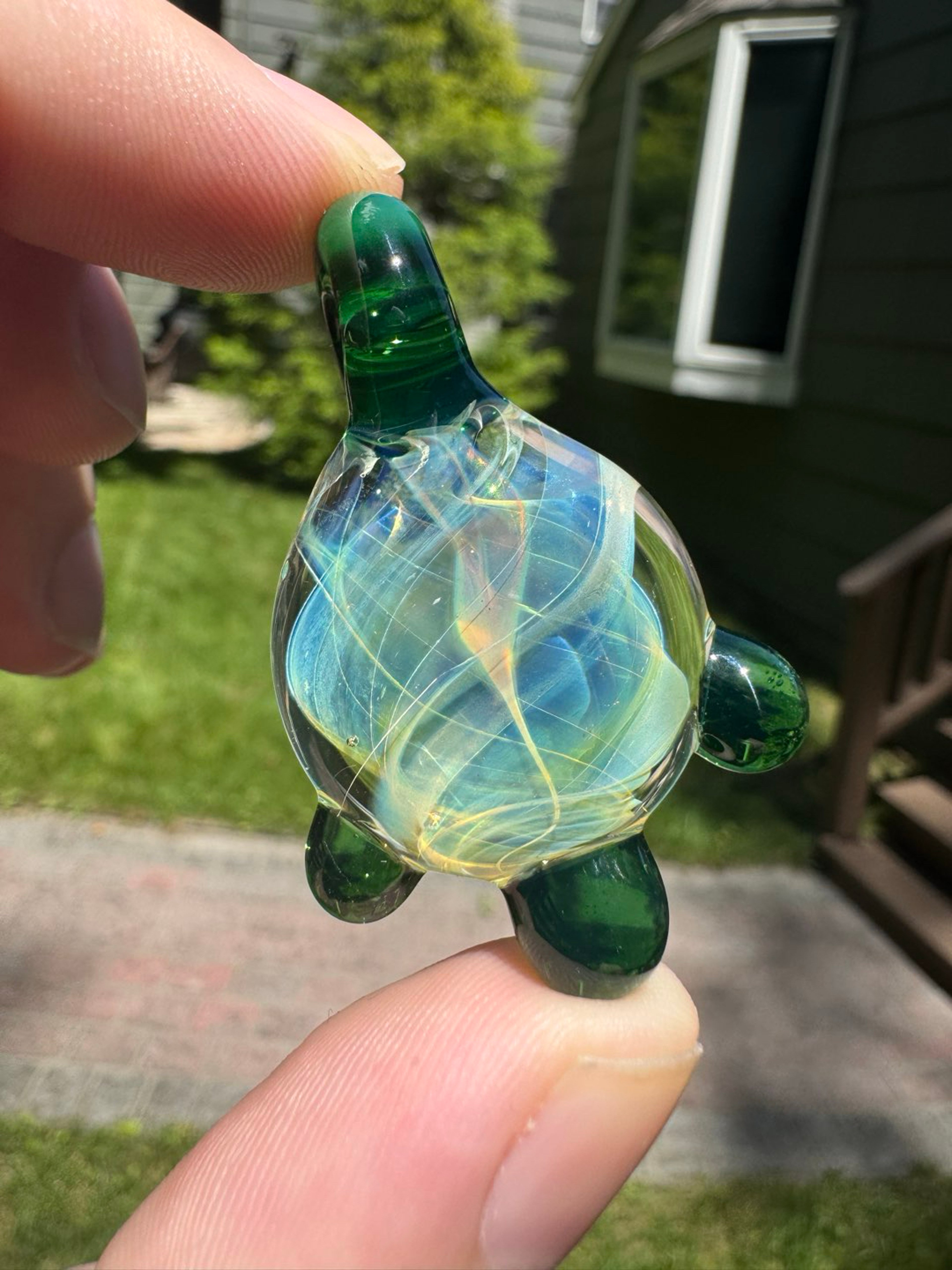 Silver fume compression pendant image 0