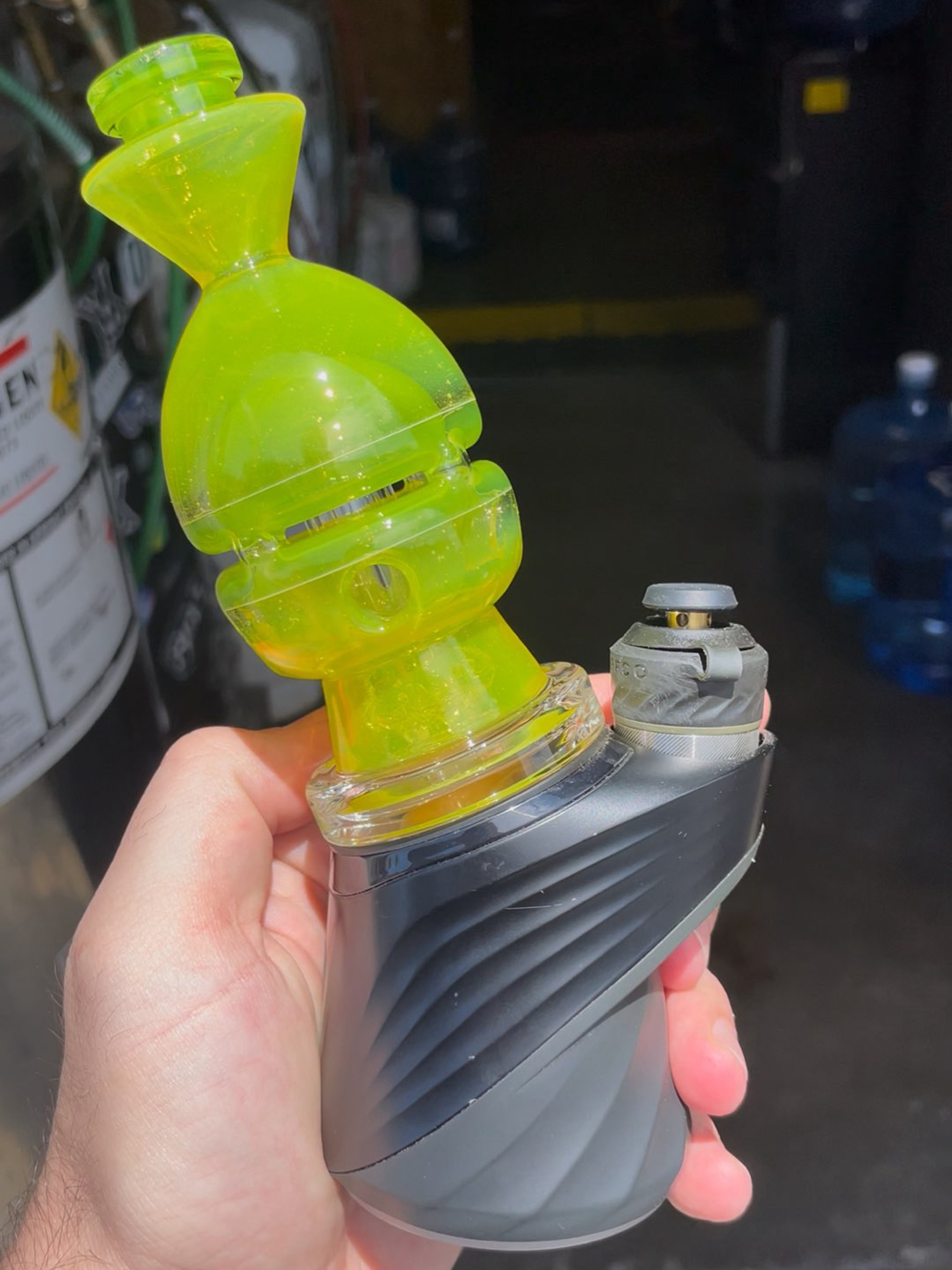 Preview pic of Lemon/LimeDrop Puffco top 2tone