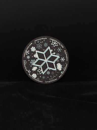 Preview pic of Big Snow Flake Mat by Chaka Glass x Moodmat