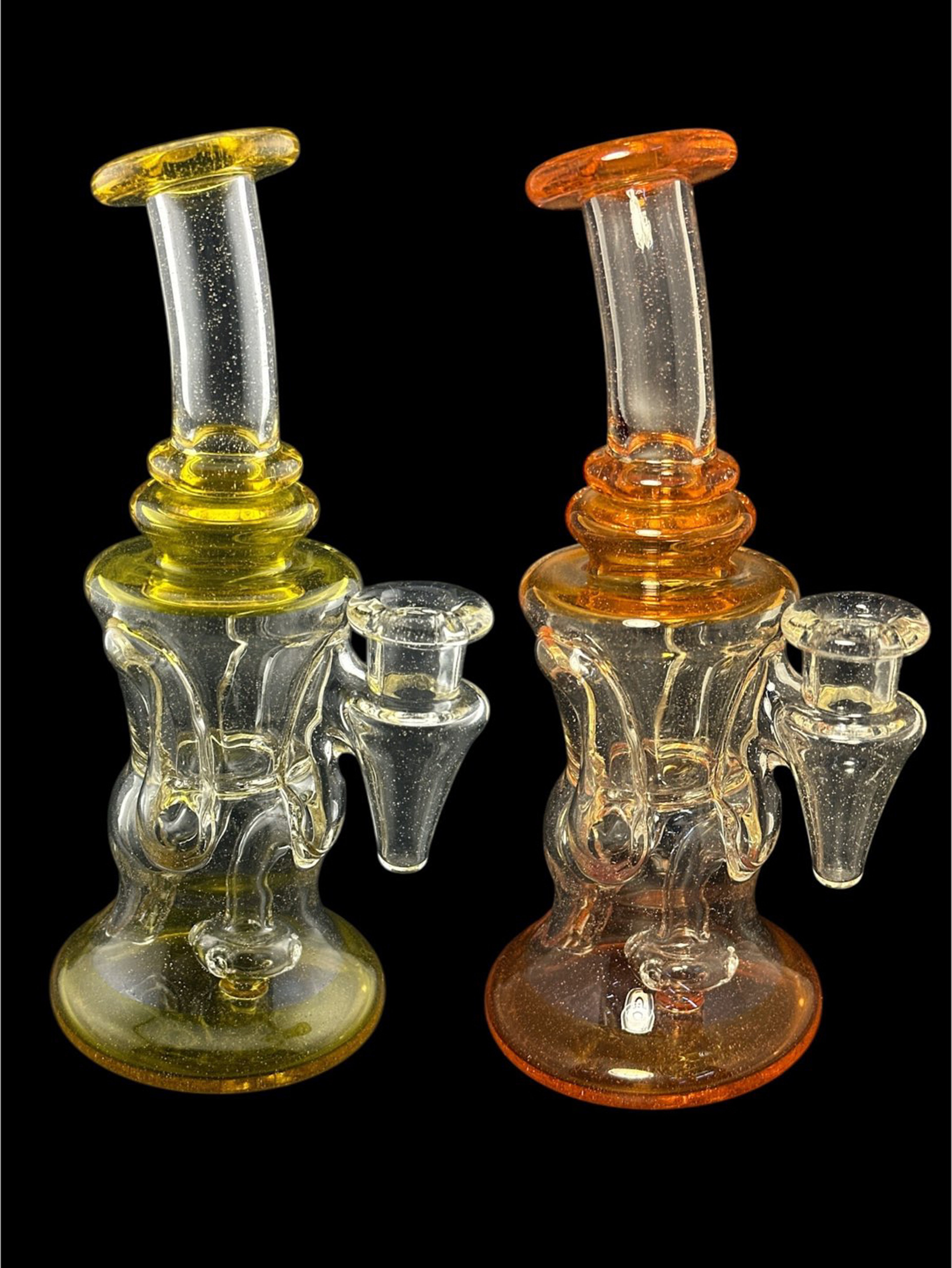 Preview pic of Brand New Dabberjaws Recycler Full Color Luna UV And Terps CFL 14mm