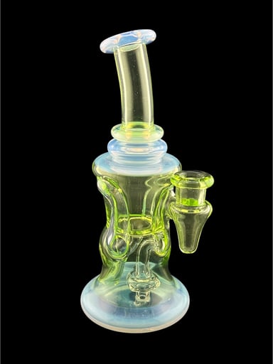 Preview pic of Brand New Dabberjaws Recycler Full Color Moonstone And Haterade 14mm