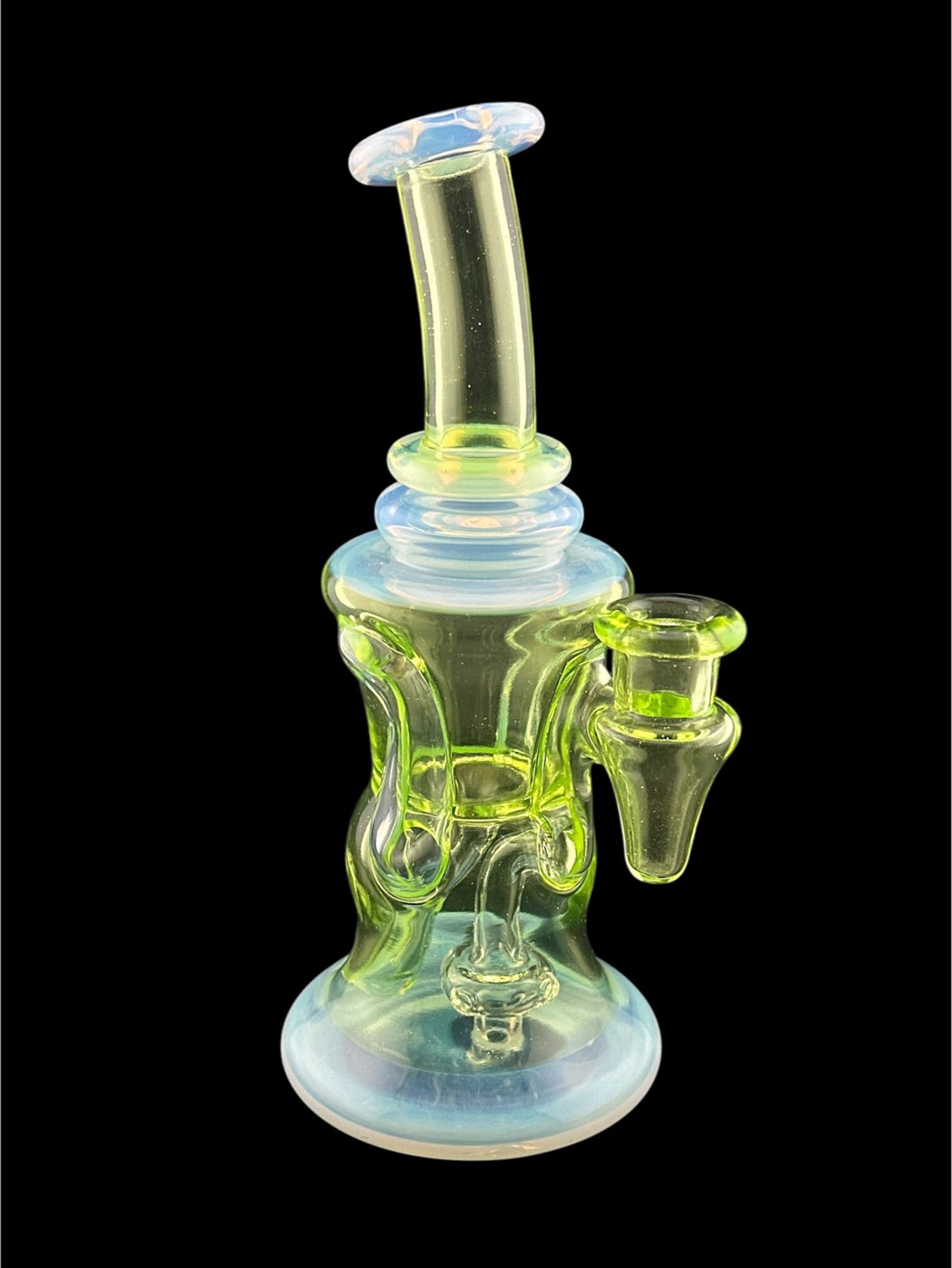 Preview pic of Brand New Dabberjaws Recycler Full Color Moonstone And Haterade 14mm