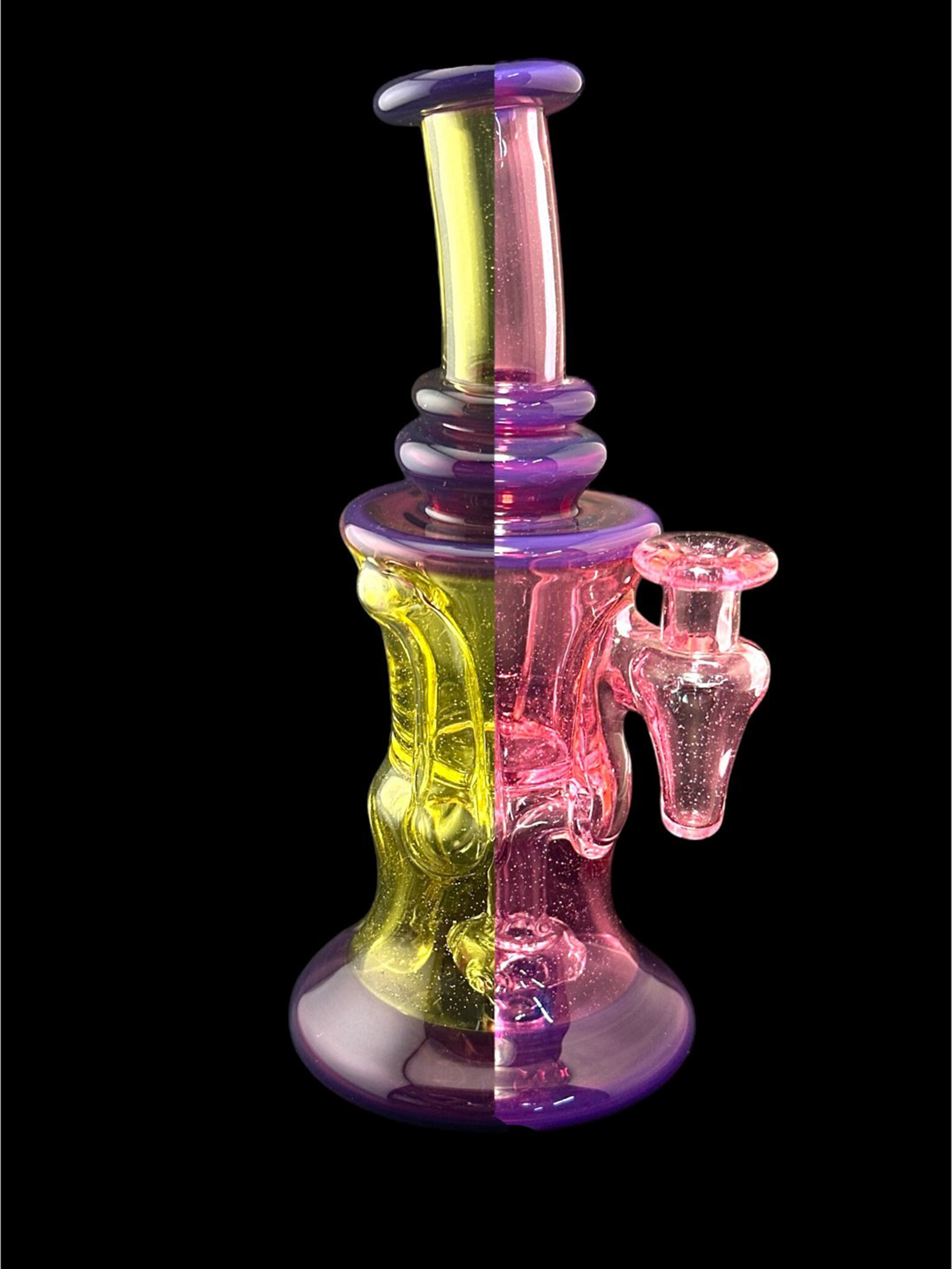 Preview pic of Brand New Dabberjaws Recycler Full Color Royal Jelly And Serum CFL 10mm