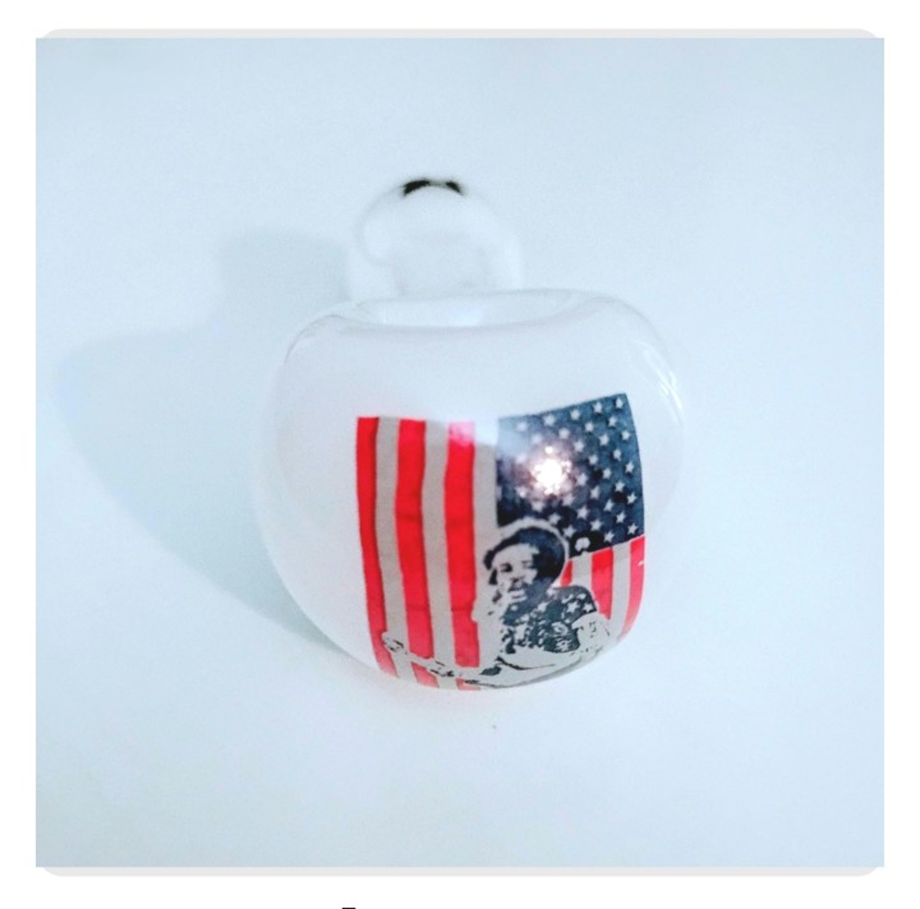 Preview pic of Jimi USA Famous Brandz Dry Pipe 4" White