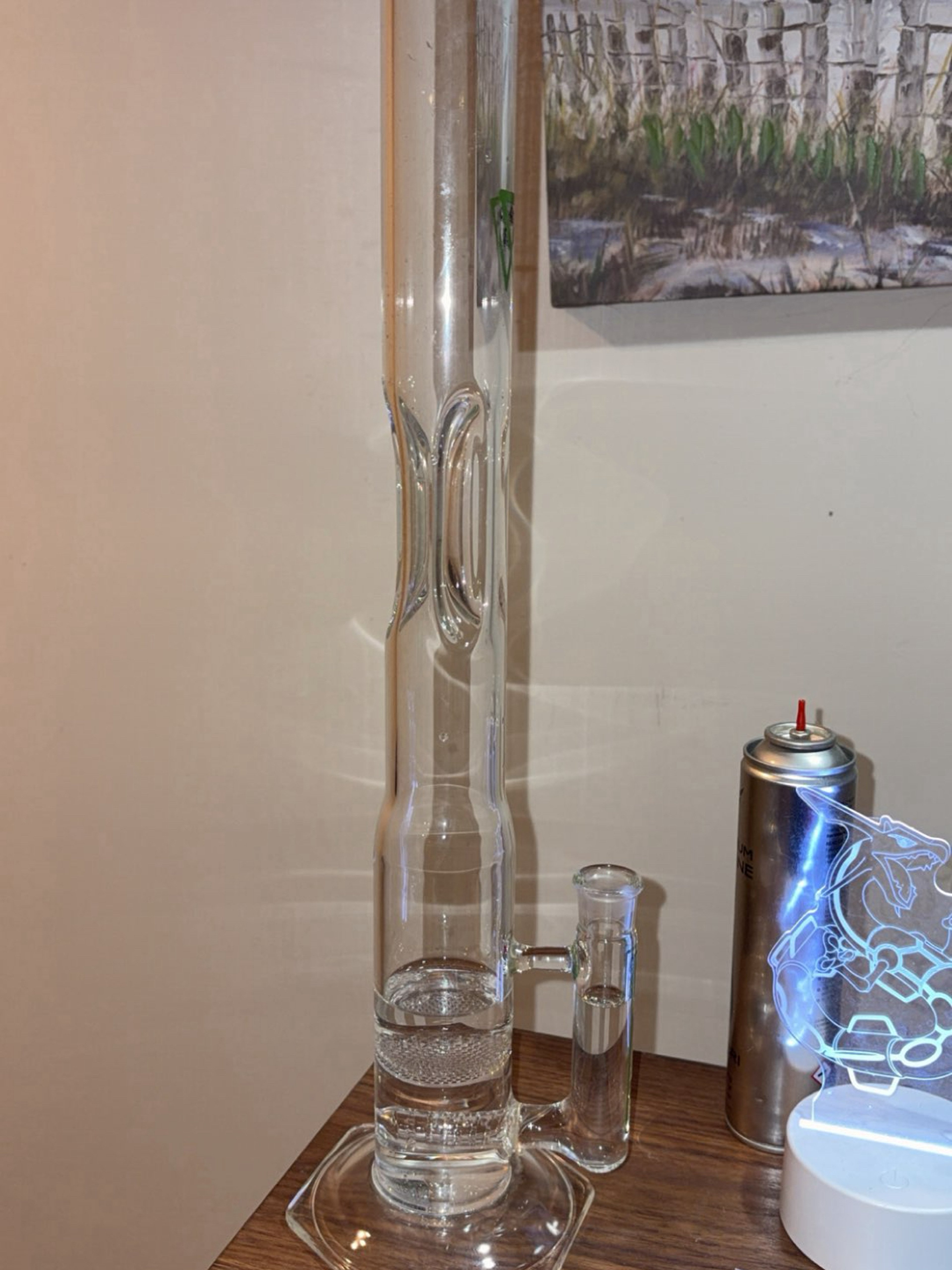 Preview pic of 20 in” Crystal Fog straight tube