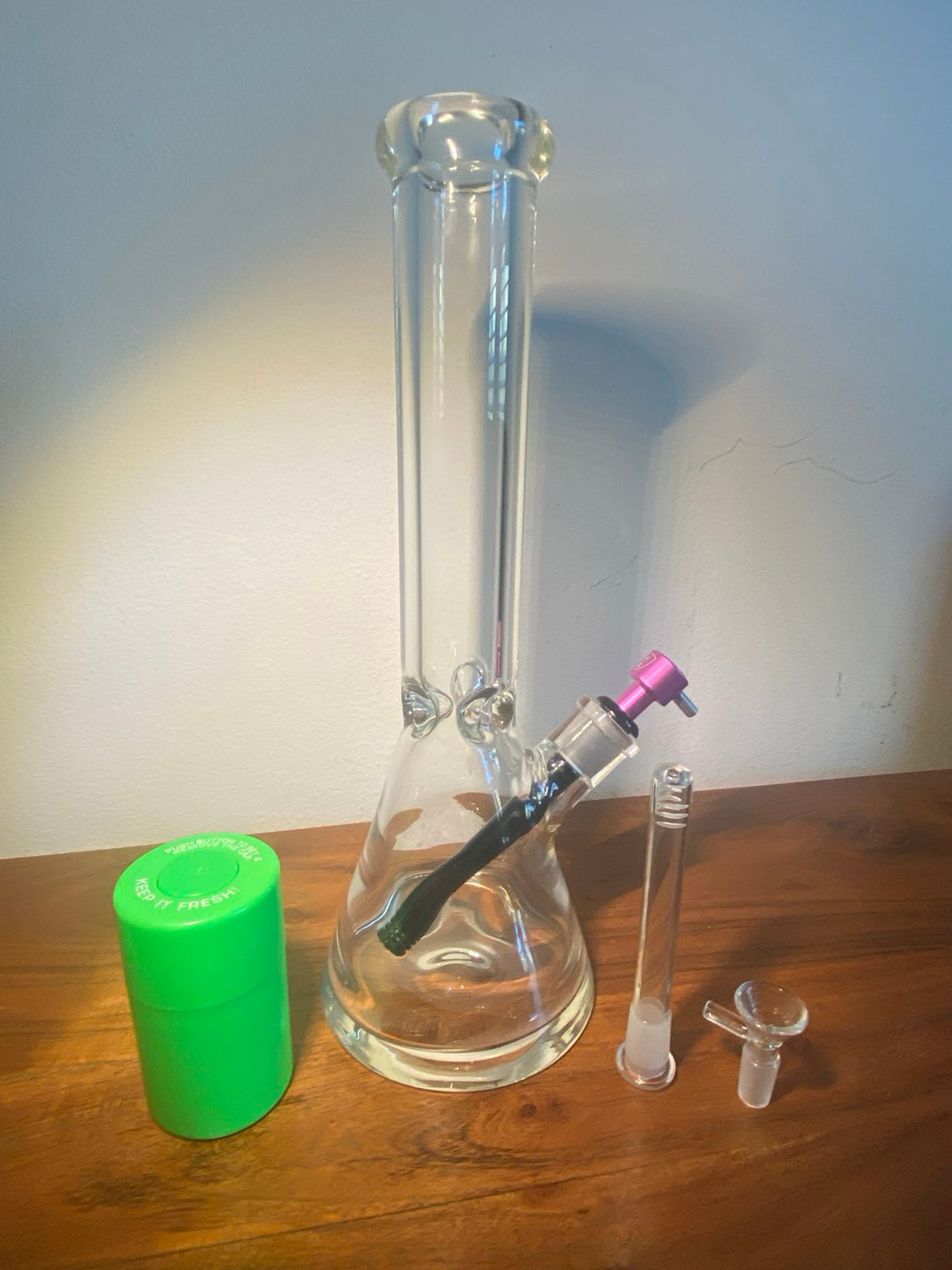 14-1/4” Collin Beaker Bong Incl TITAN-STEM/Titanium BH image 0