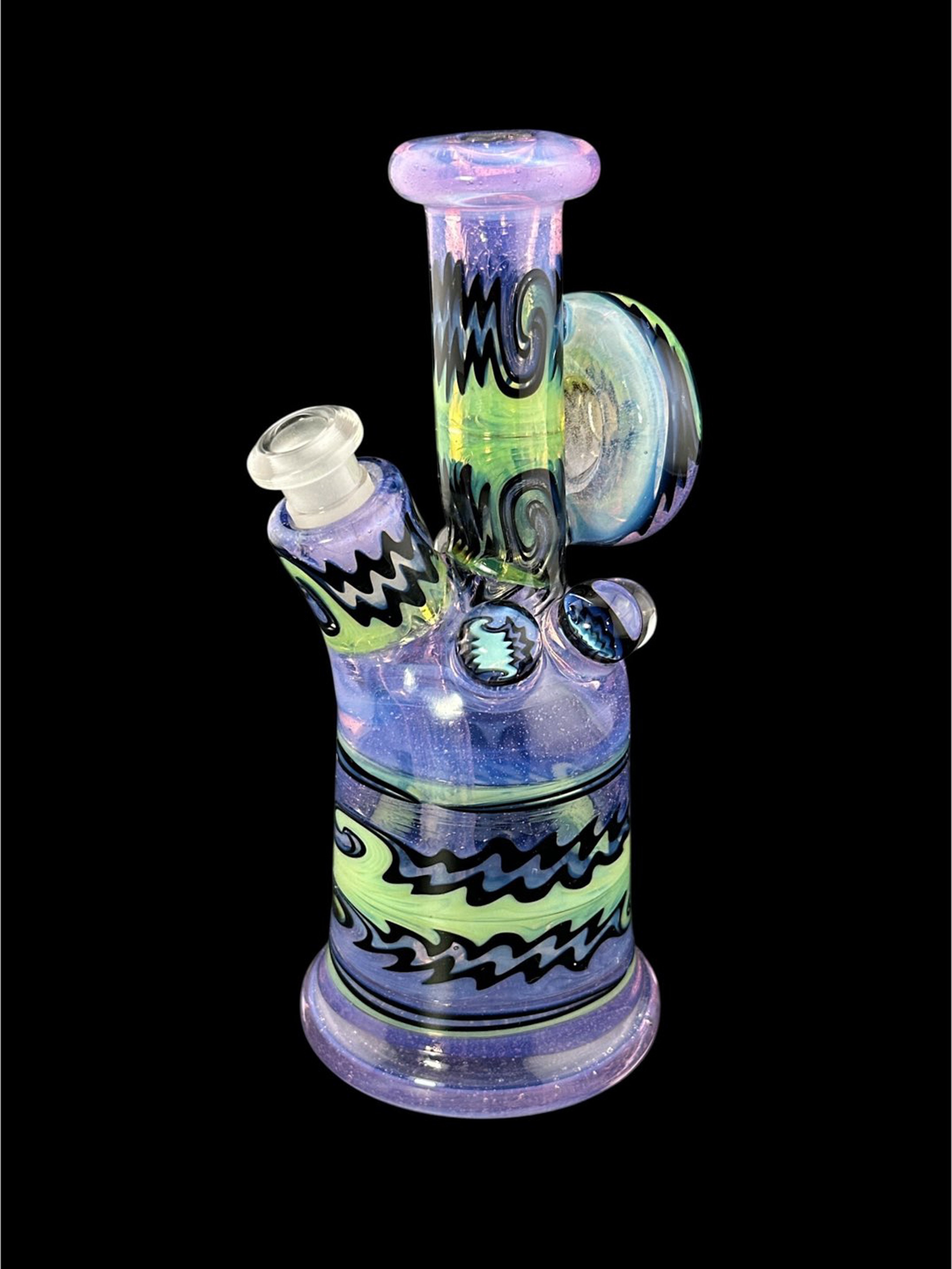 Preview pic of Brand New Glass Smith Blotter Purple Reversal Rig