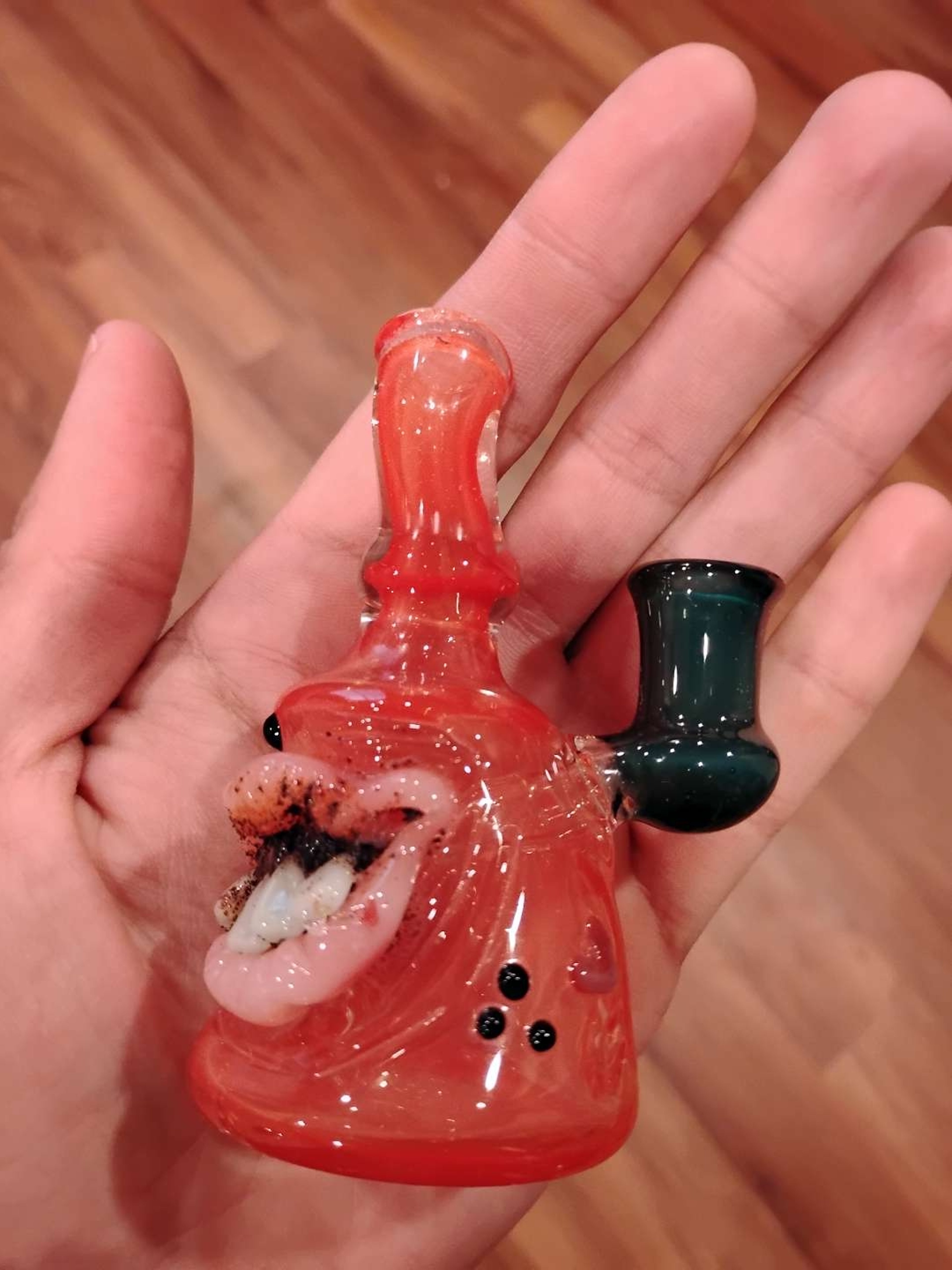 Preview pic of (Iroczii solo) 2023 micro (rare) 10mm from Las Vegas glass show...