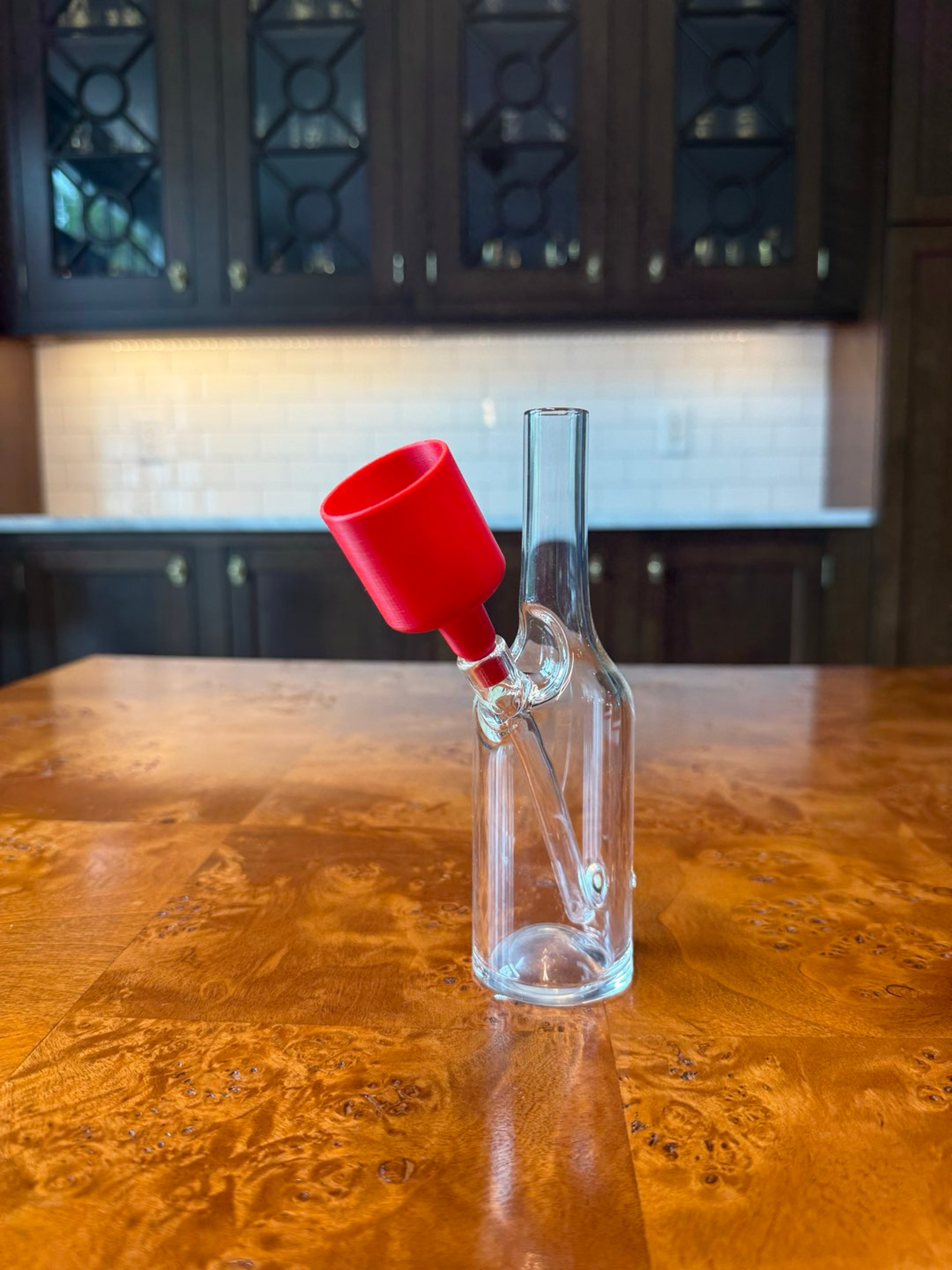 Preview pic of 10mm to 14mm Multi-Size Funnel | No-Spill Water Filling Solution - Cherry Red