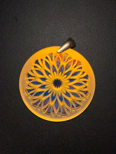 Preview pic of Kravin glass dichro pendant 2019