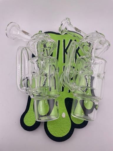 Preview pic of CaliBear Glass Dr Dabber Switch 2 Glass - Straight Swiss Recycler