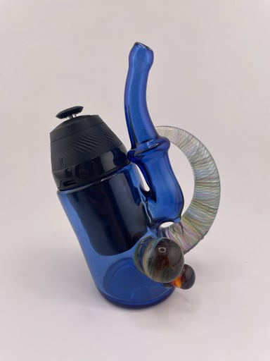 Preview pic of Brando Glass Proxy V1 / V2 Glass - Cobalt w/ Horn Attachment