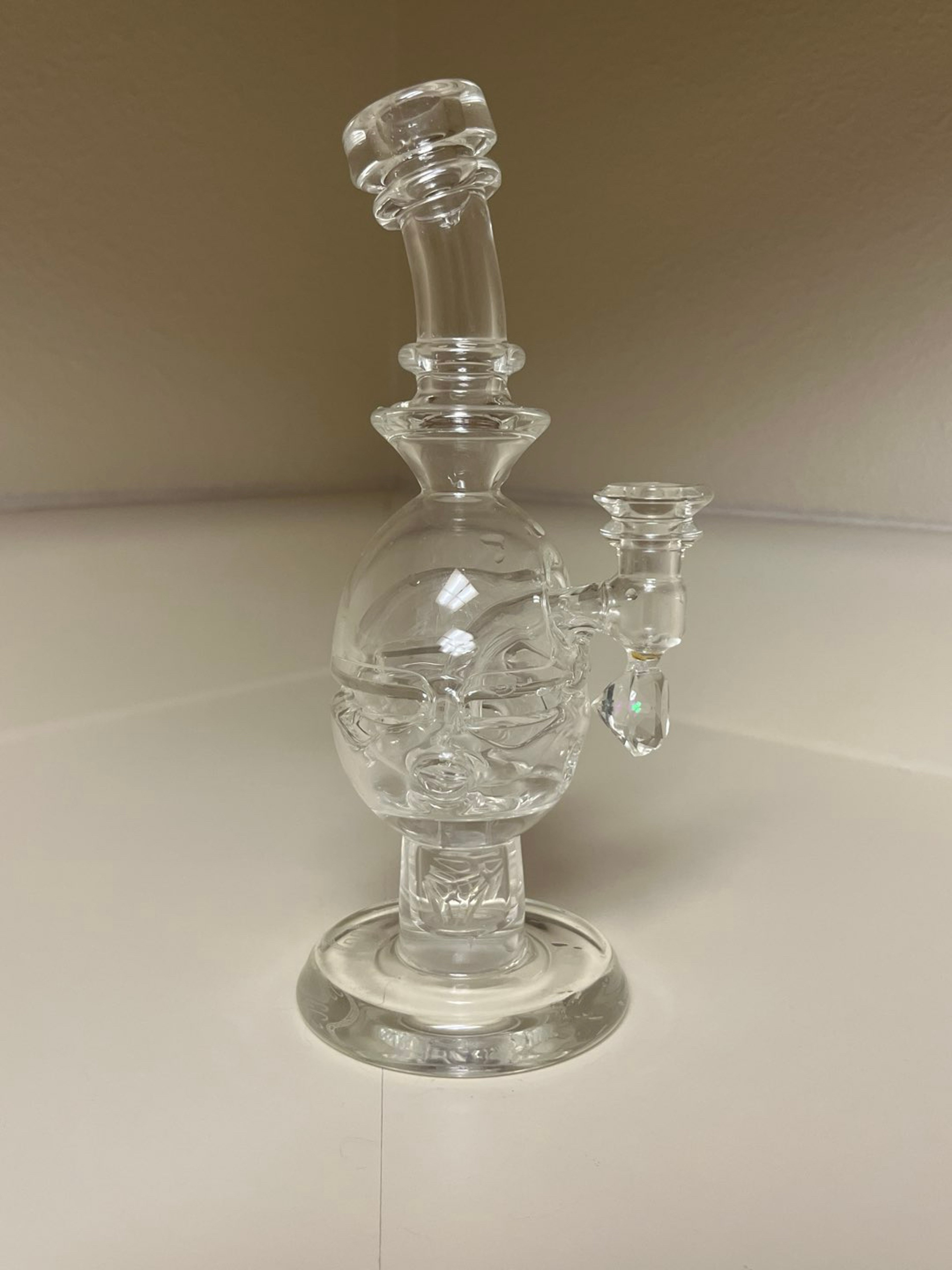 Preview pic of Greek glass mini faceted egg 10/90