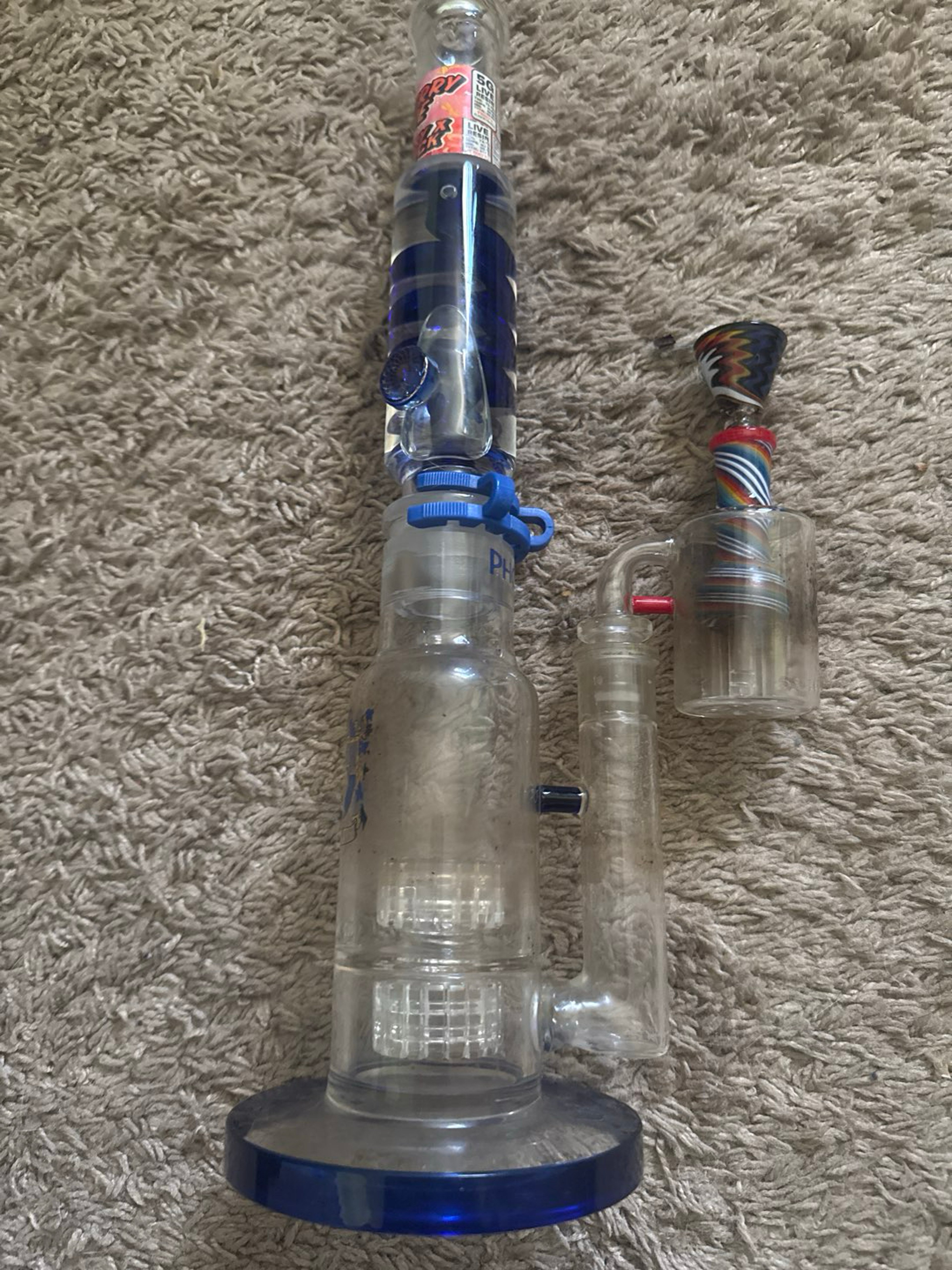 Double Showerhead perc bong image 0