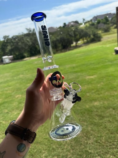 Preview pic of Navy Blue Strio Beaker