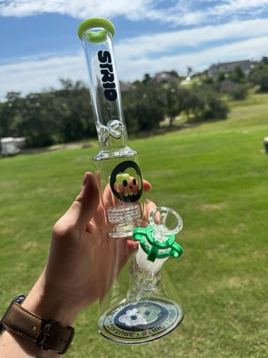 Preview pic of Baby Green Strio Beaker
