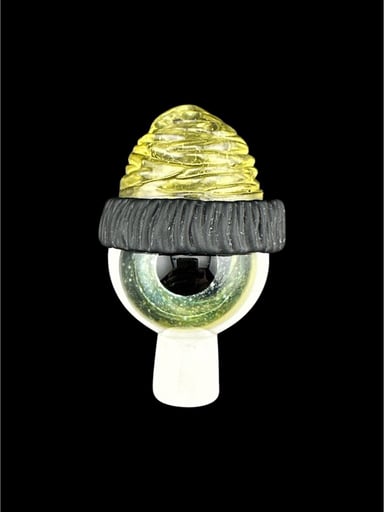 Preview pic of Brand New Junkie Eyeball With Yellow Beanie Bubble Cap