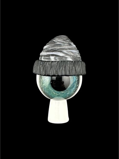 Preview pic of Brand New Junkie Eyeball With Black Beanie Bubble Cap