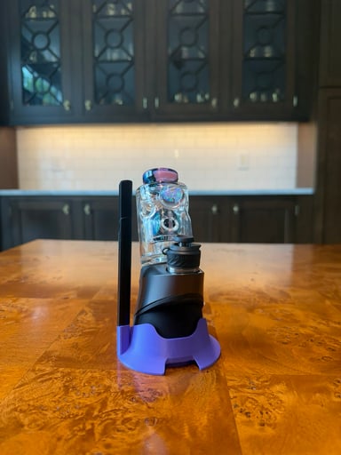 Preview pic of Puffco Peak Pro Base Stabilizer + Hot Knife Holder - Purple