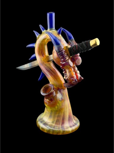 Preview pic of Brand New Tony Kazy Medium Dragon With Metal Sword