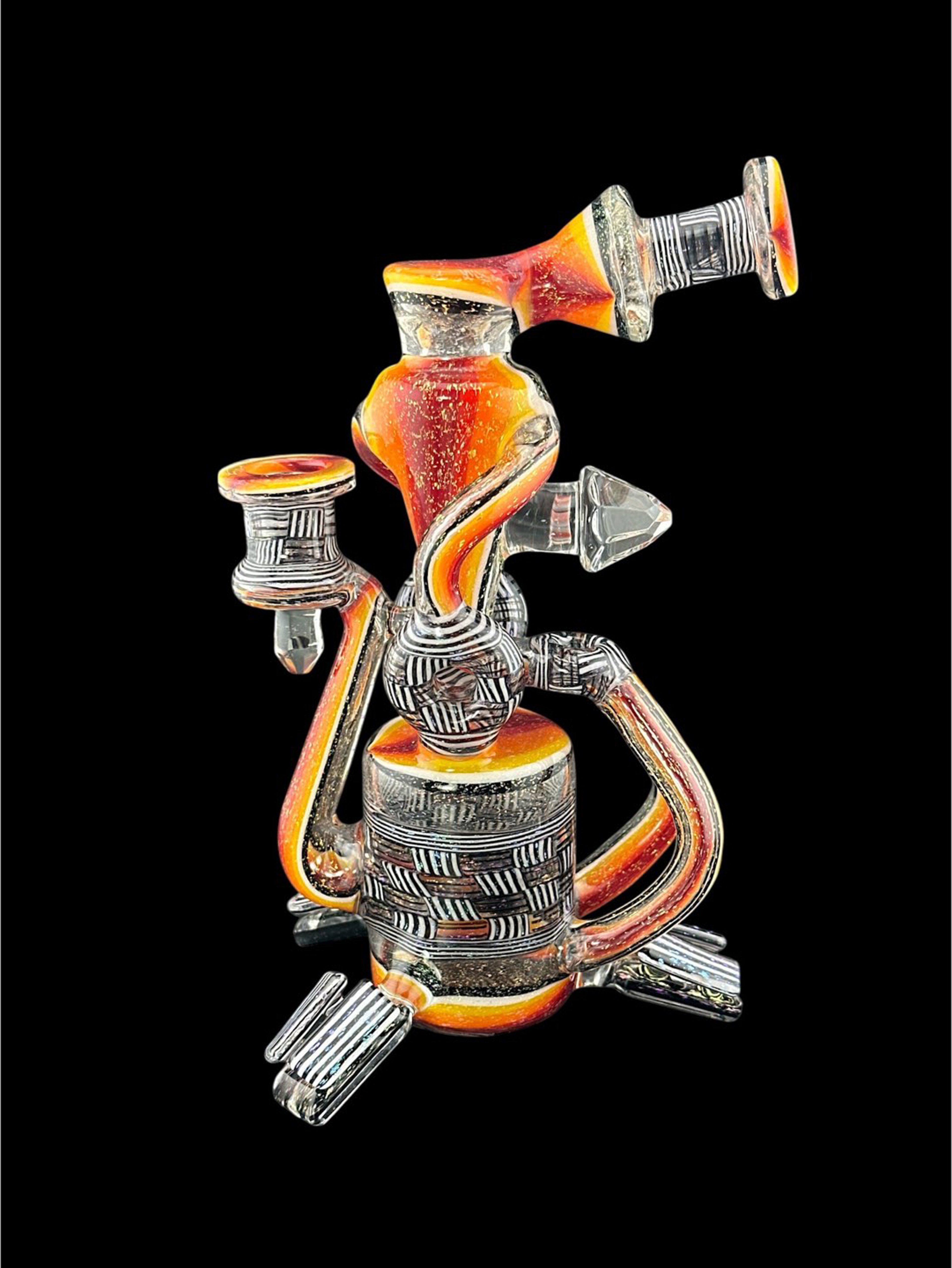 Brand New Jeff Green Chip Stack Tri Pod Recycler With 3 Donuts image 0