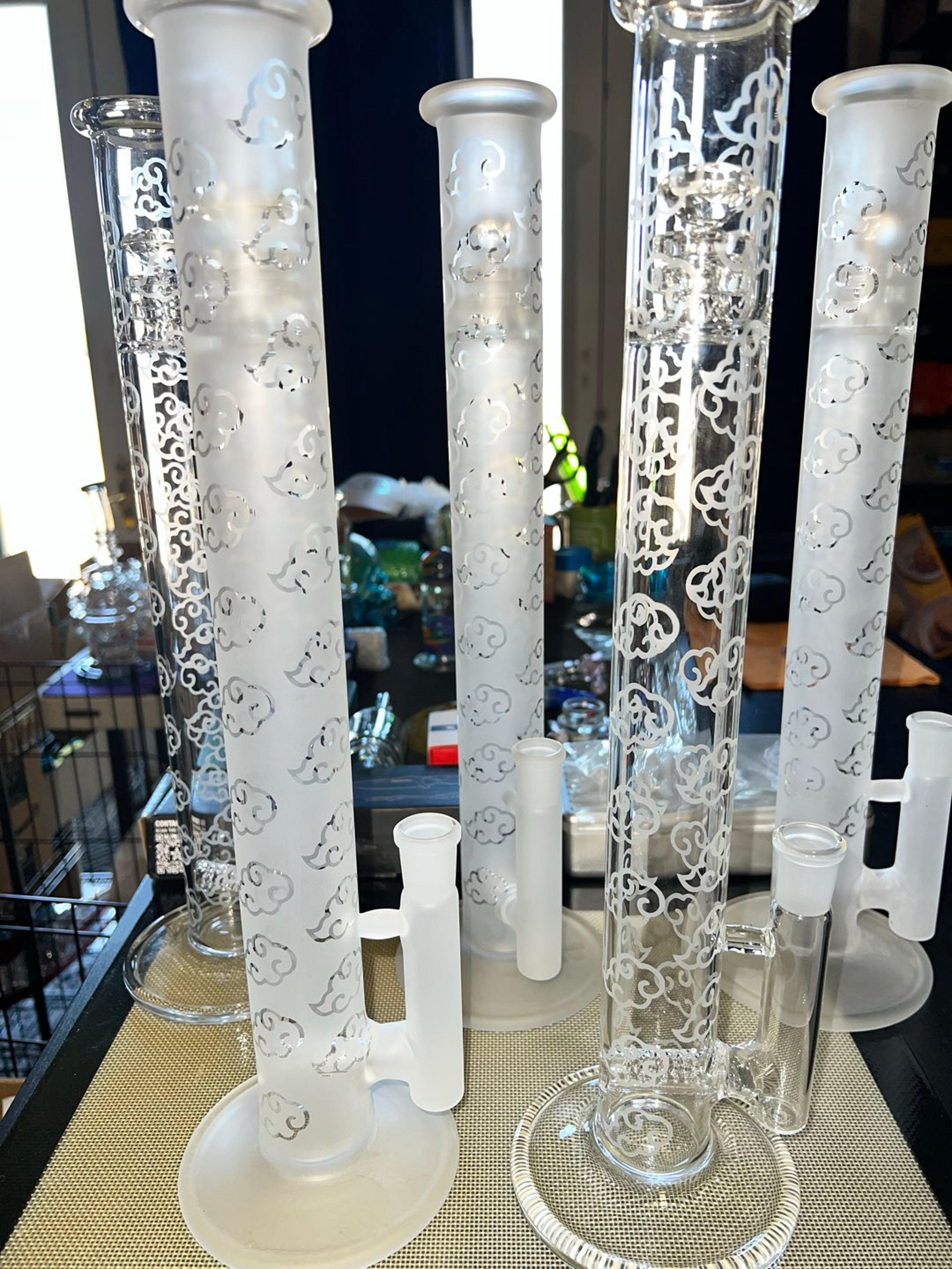 Preview pic of Custom specs Gnob glass tubes for sale