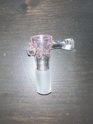 Preview pic of Selko glass rose quartz slide 18mm